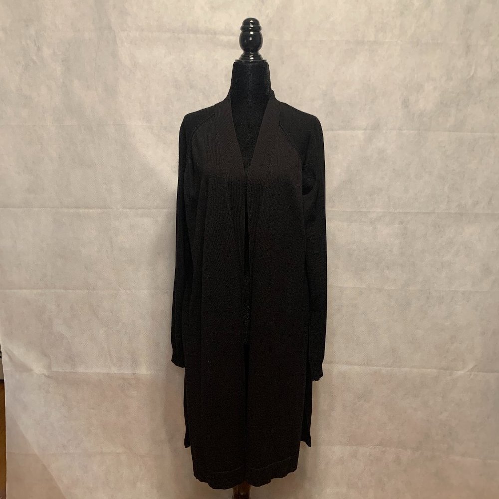 Verve Ami Black Long Sleeve Basic Cardigan